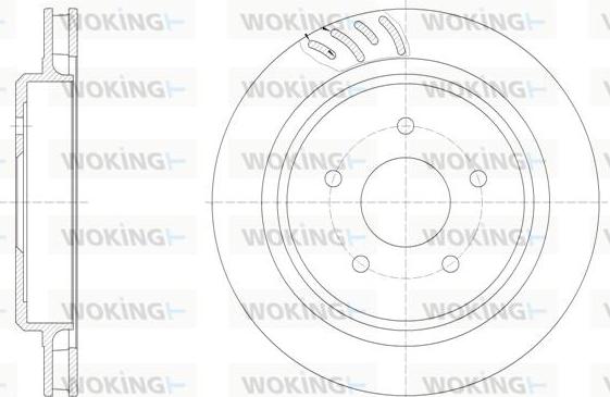 Woking D62017.10 - Kočioni disk www.molydon.hr