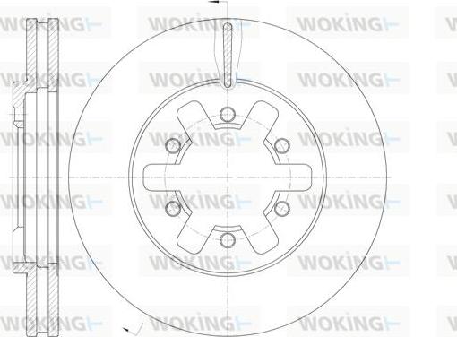 Woking D62089.10 - Kočioni disk www.molydon.hr