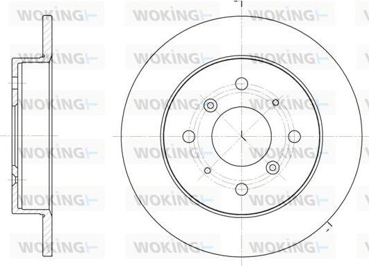 Woking D6208.00 - Kočioni disk www.molydon.hr