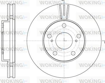 Woking D62087.10 - Kočioni disk www.molydon.hr