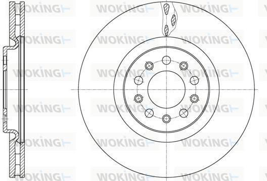 Woking D62035.10 - Kočioni disk www.molydon.hr