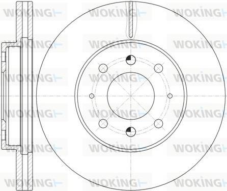 Woking D62032.10 - Kočioni disk www.molydon.hr