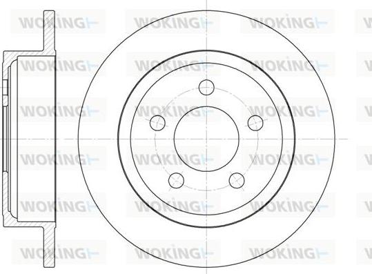 Woking D62029.00 - Kočioni disk www.molydon.hr