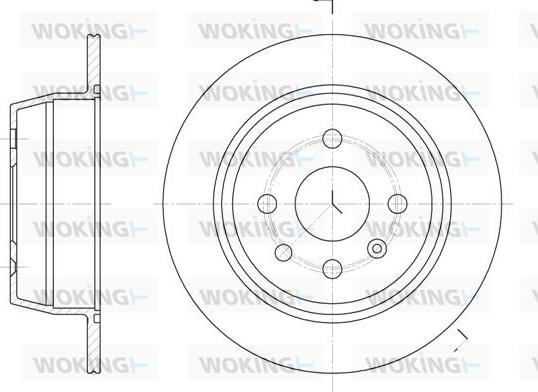 Woking D6207.00 - Kočioni disk www.molydon.hr