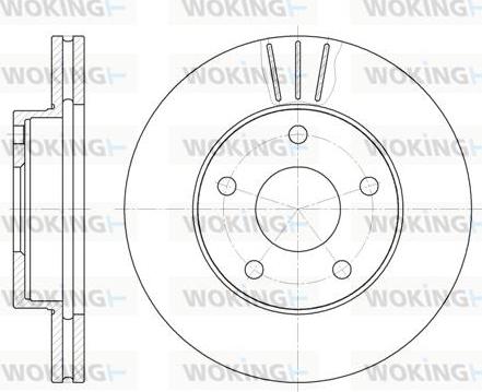 Woking D6214.10 - Kočioni disk www.molydon.hr