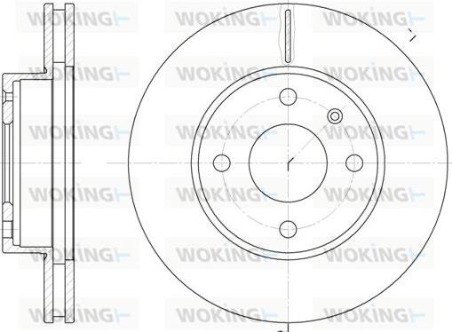 Woking D6215.10 - Kočioni disk www.molydon.hr