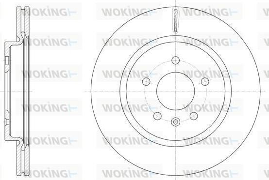 Woking D62106.10 - Kočioni disk www.molydon.hr