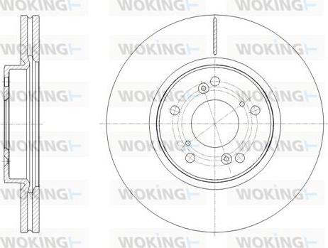 Woking D62108.10 - Kočioni disk www.molydon.hr