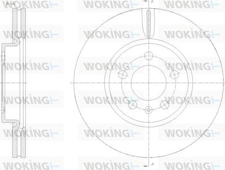 Woking D62118.10 - Kočioni disk www.molydon.hr