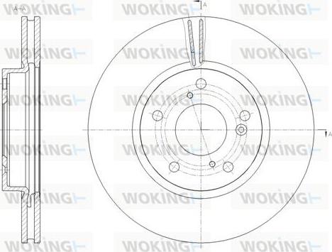 Woking D62112.10 - Kočioni disk www.molydon.hr