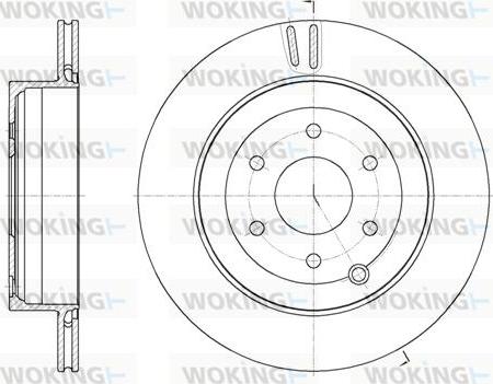 Woking D62135.10 - Kočioni disk www.molydon.hr