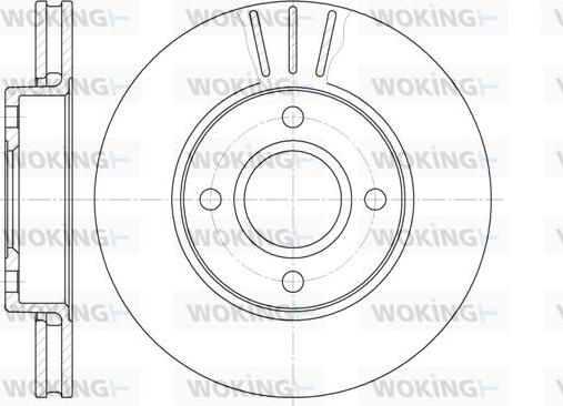 Woking D6213.10 - Kočioni disk www.molydon.hr