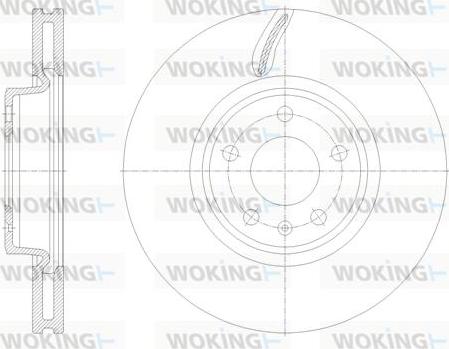 Woking D62131.10 - Kočioni disk www.molydon.hr