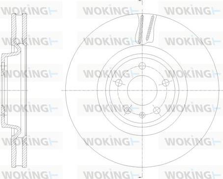 Woking D62133.10 - Kočioni disk www.molydon.hr