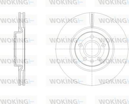 Woking D62129.10 - Kočioni disk www.molydon.hr