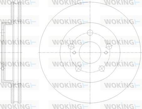 Woking D62125.10 - Kočioni disk www.molydon.hr