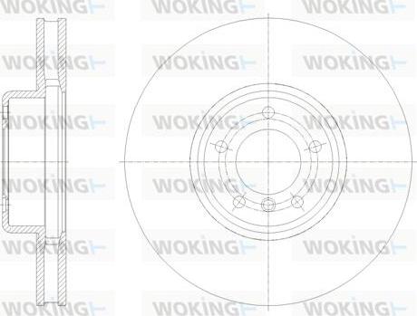 Woking D62126.10 - Kočioni disk www.molydon.hr