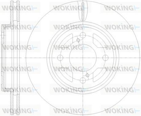 Woking D62120.10 - Kočioni disk www.molydon.hr