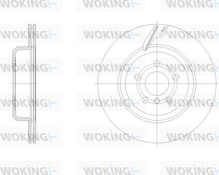 Woking D62128.10 - Kočioni disk www.molydon.hr