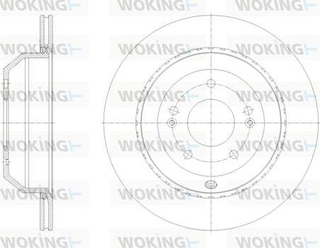 Woking D62123.10 - Kočioni disk www.molydon.hr