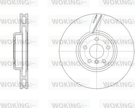 Woking D62127.10 - Kočioni disk www.molydon.hr