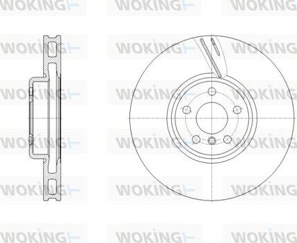 Woking D62127.11 - Kočioni disk www.molydon.hr