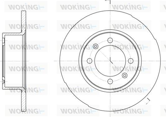 Woking D6286.00 - Kočioni disk www.molydon.hr