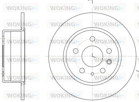 Woking D6280.00 - Kočioni disk www.molydon.hr