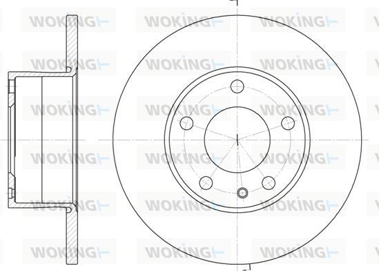 Woking D6288.00 - Kočioni disk www.molydon.hr