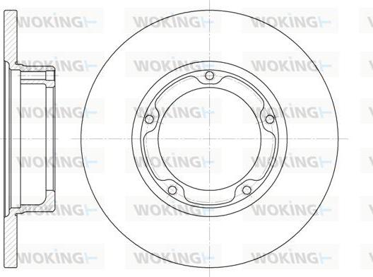 Woking D6282.00 - Kočioni disk www.molydon.hr