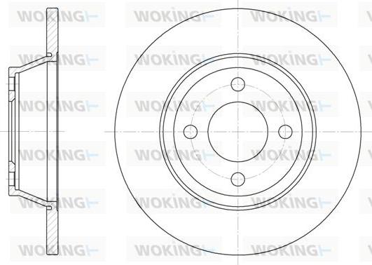 Woking D6287.00 - Kočioni disk www.molydon.hr