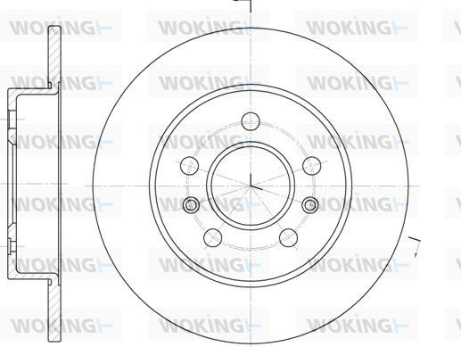 Woking D6239.02 - Kočioni disk www.molydon.hr