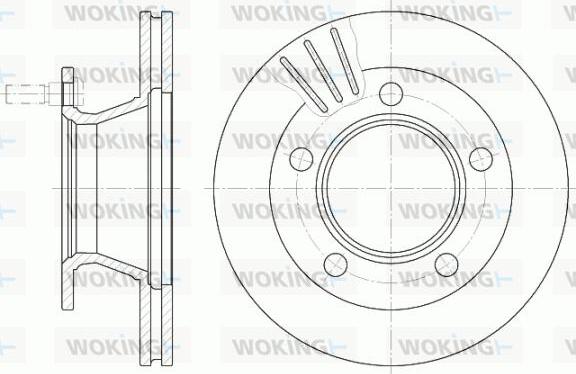 Woking D6235.10 - Kočioni disk www.molydon.hr