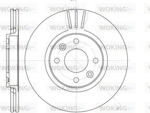 Woking D6236.10 - Kočioni disk www.molydon.hr