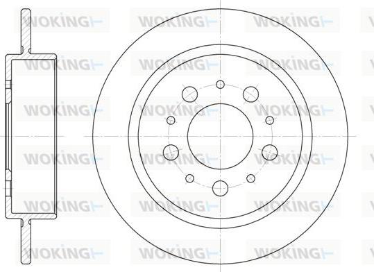 Woking D6238.00 - Kočioni disk www.molydon.hr