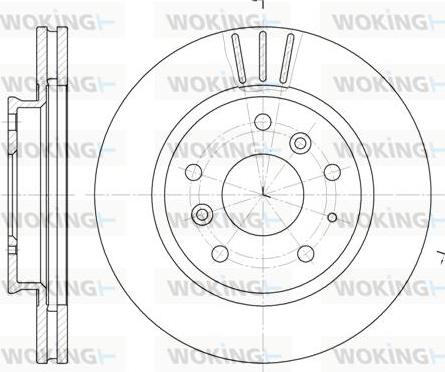 Woking D6237.10 - Kočioni disk www.molydon.hr