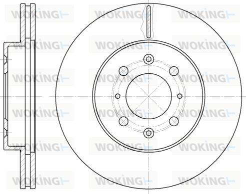 Woking D6224.10 - Kočioni disk www.molydon.hr