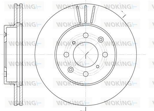 Woking D6226.10 - Kočioni disk www.molydon.hr