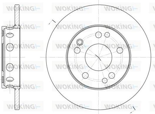 Woking D6221.00 - Kočioni disk www.molydon.hr