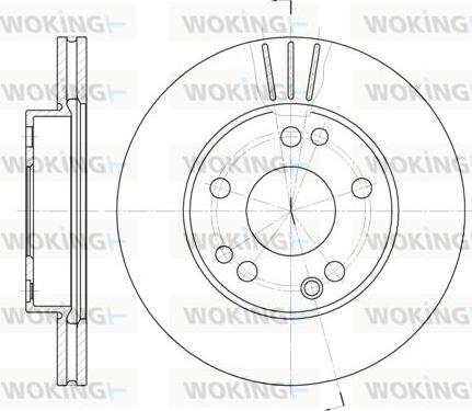 Woking D6228.10 - Kočioni disk www.molydon.hr