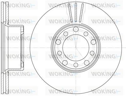 Woking D6274.10 - Kočioni disk www.molydon.hr