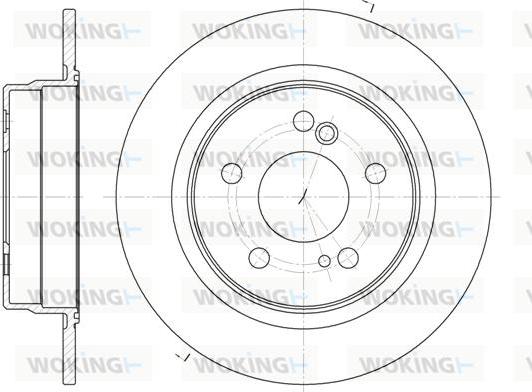 Woking D6270.00 - Kočioni disk www.molydon.hr