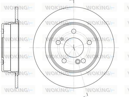 Woking D6271.00 - Kočioni disk www.molydon.hr