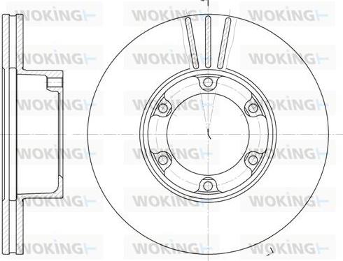 Woking D6277.10 - Kočioni disk www.molydon.hr