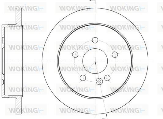 Woking D6799.00 - Kočioni disk www.molydon.hr