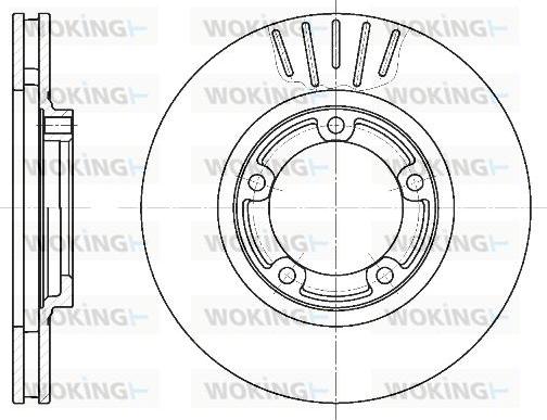 Woking D6794.10 - Kočioni disk www.molydon.hr