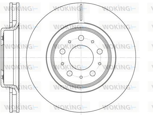 Woking D6795.10 - Kočioni disk www.molydon.hr