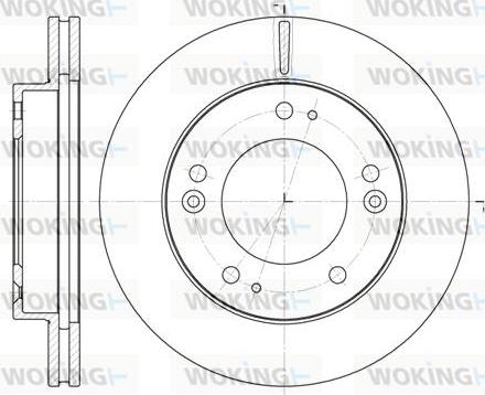 Woking D6790.10 - Kočioni disk www.molydon.hr