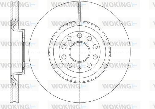 Woking D6791.10 - Kočioni disk www.molydon.hr