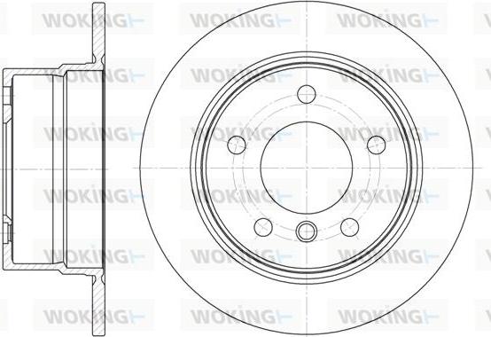 Woking D6798.00 - Kočioni disk www.molydon.hr